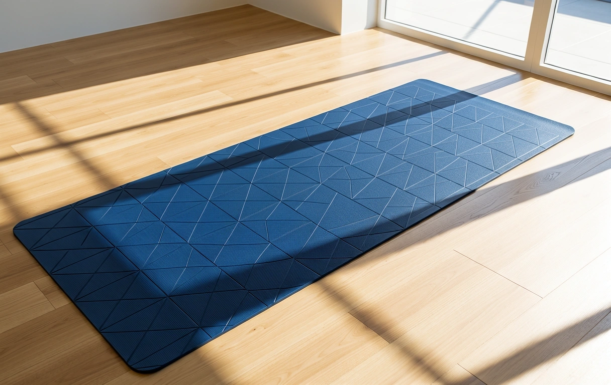 Saltea fitness premium cu marcaje de aliniament