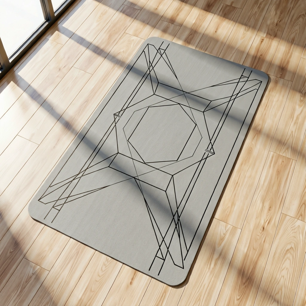 Detaliu textură saltea de fitness